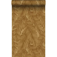 TAPETE Palmblätter 50 x 900 cm - Gelb, Papier (50/900cm) - Origin Wallcoverings