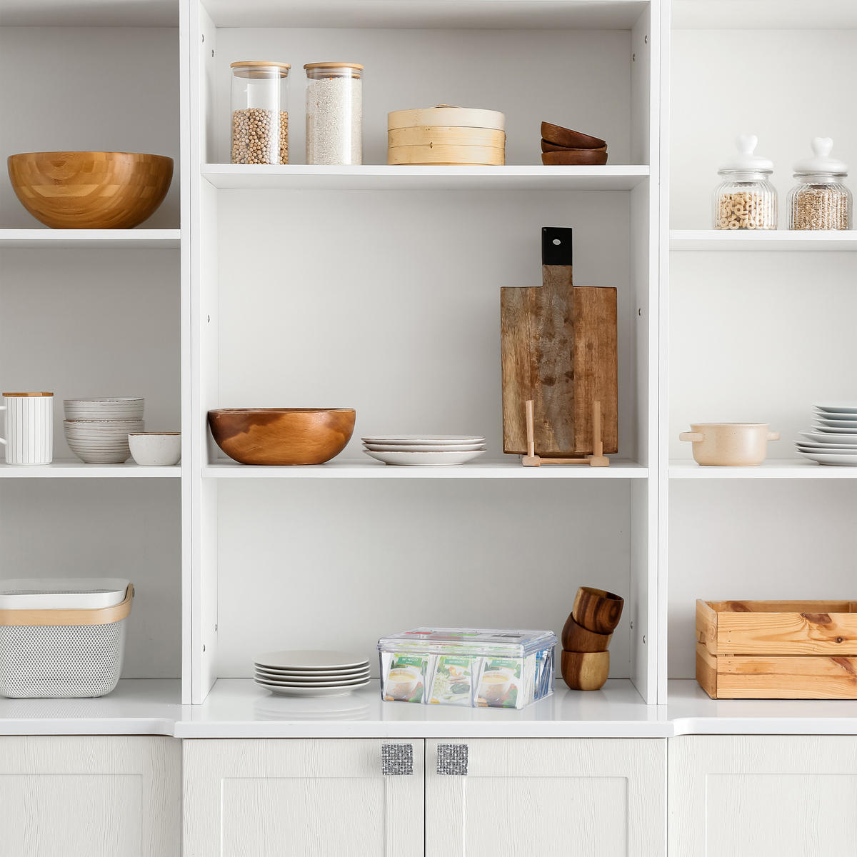 TEEBOX - Transparent, Kunststoff (21.5/9/15cm) - Relaxdays