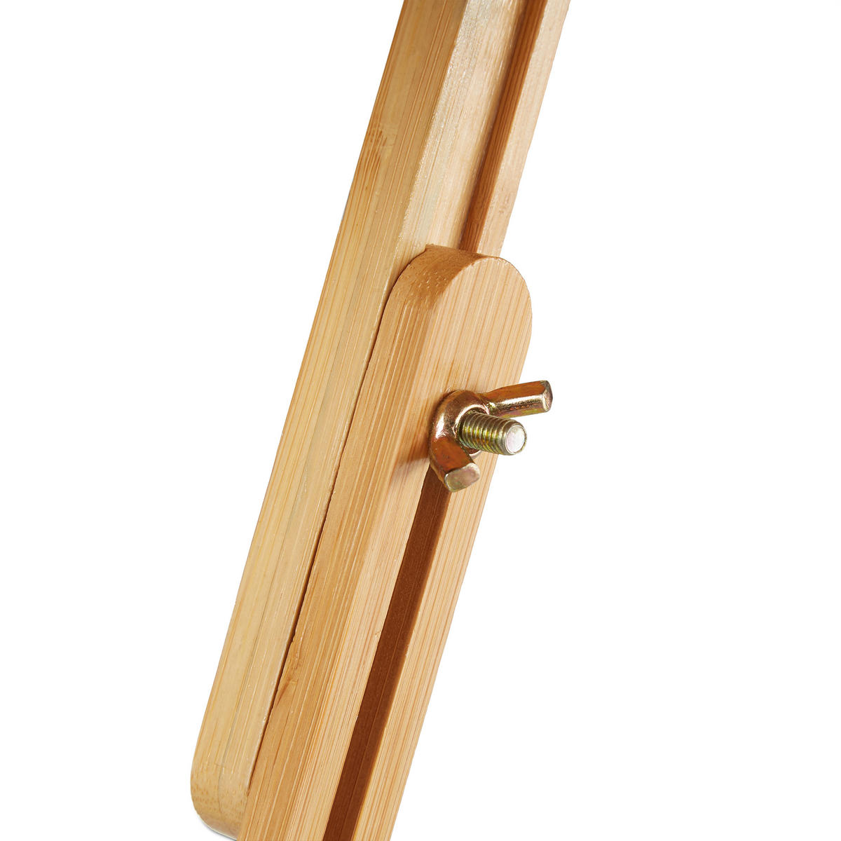 BADEWANNENABLAGE - Hellbraun, Holz/Textil (114/18/25cm) - Relaxdays