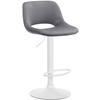 BARHOCKER Samt dunkelgrau - Dunkelgrau, Textil (42/86/46cm) - CLP
