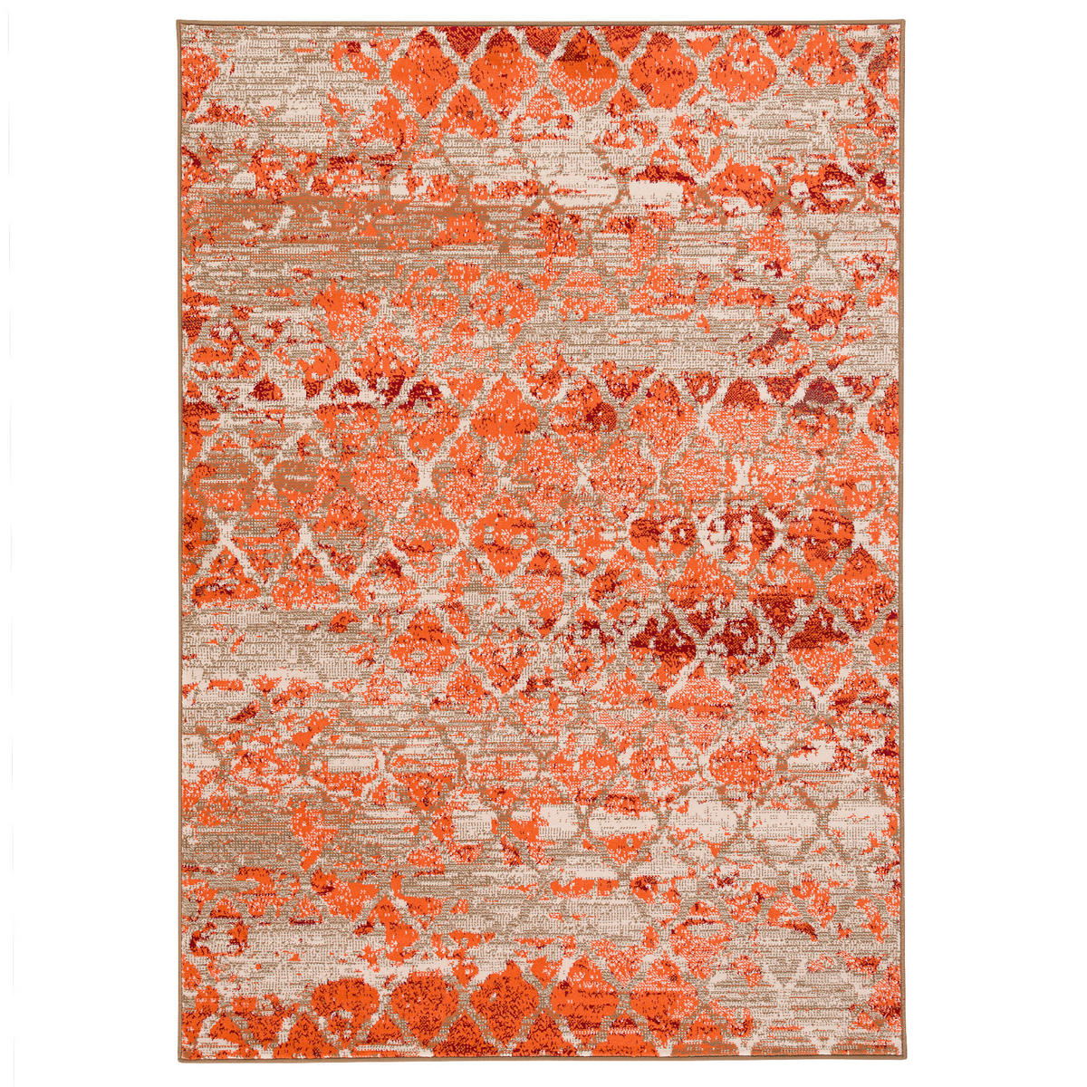 MODERN DESIGNER VELOURS TEPPICH SAMBA - Orange, Textil (120/170cm) - Pergamon