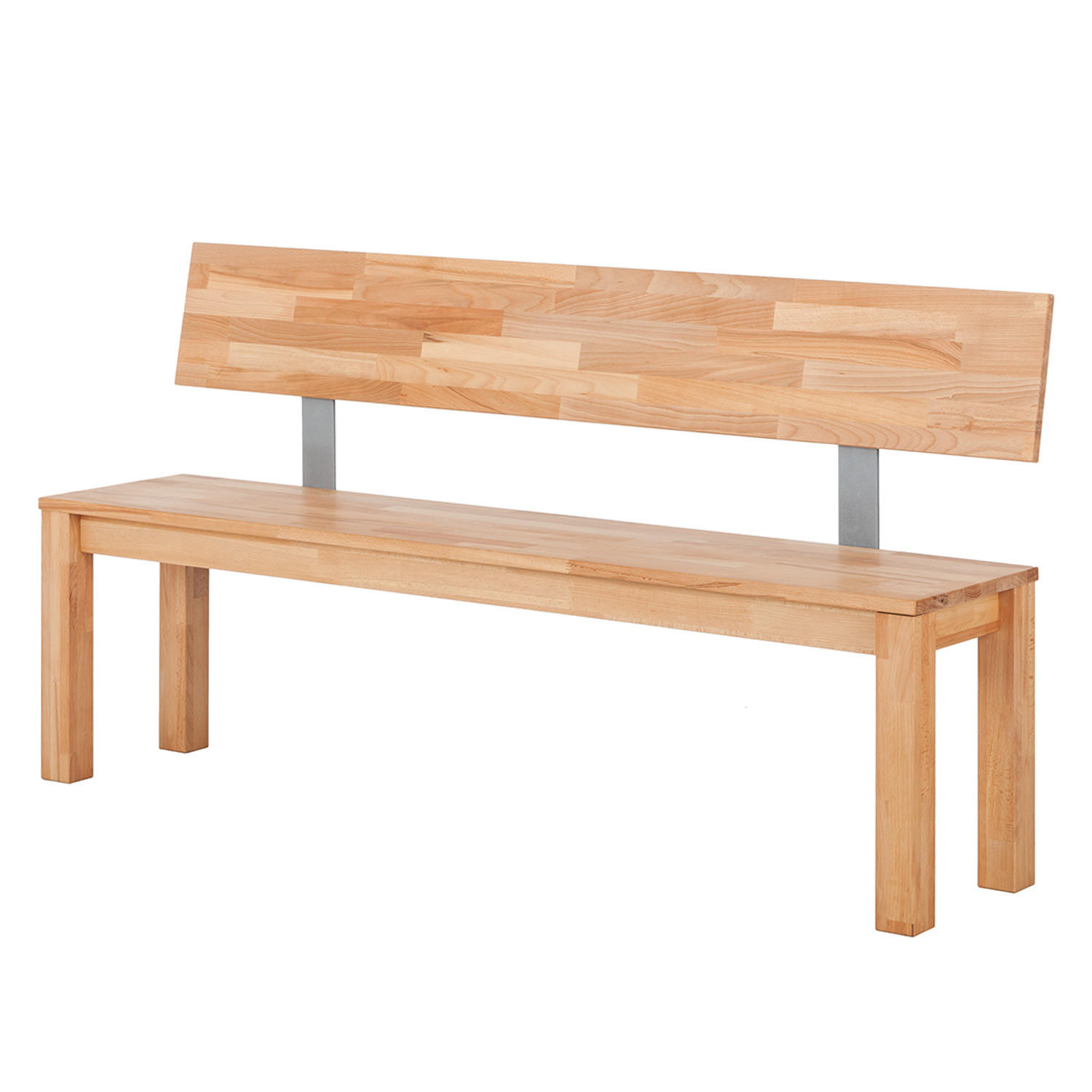 SITZBANK - Buche massiv - Buchefarben, Holz (160/80/35cm) - home24