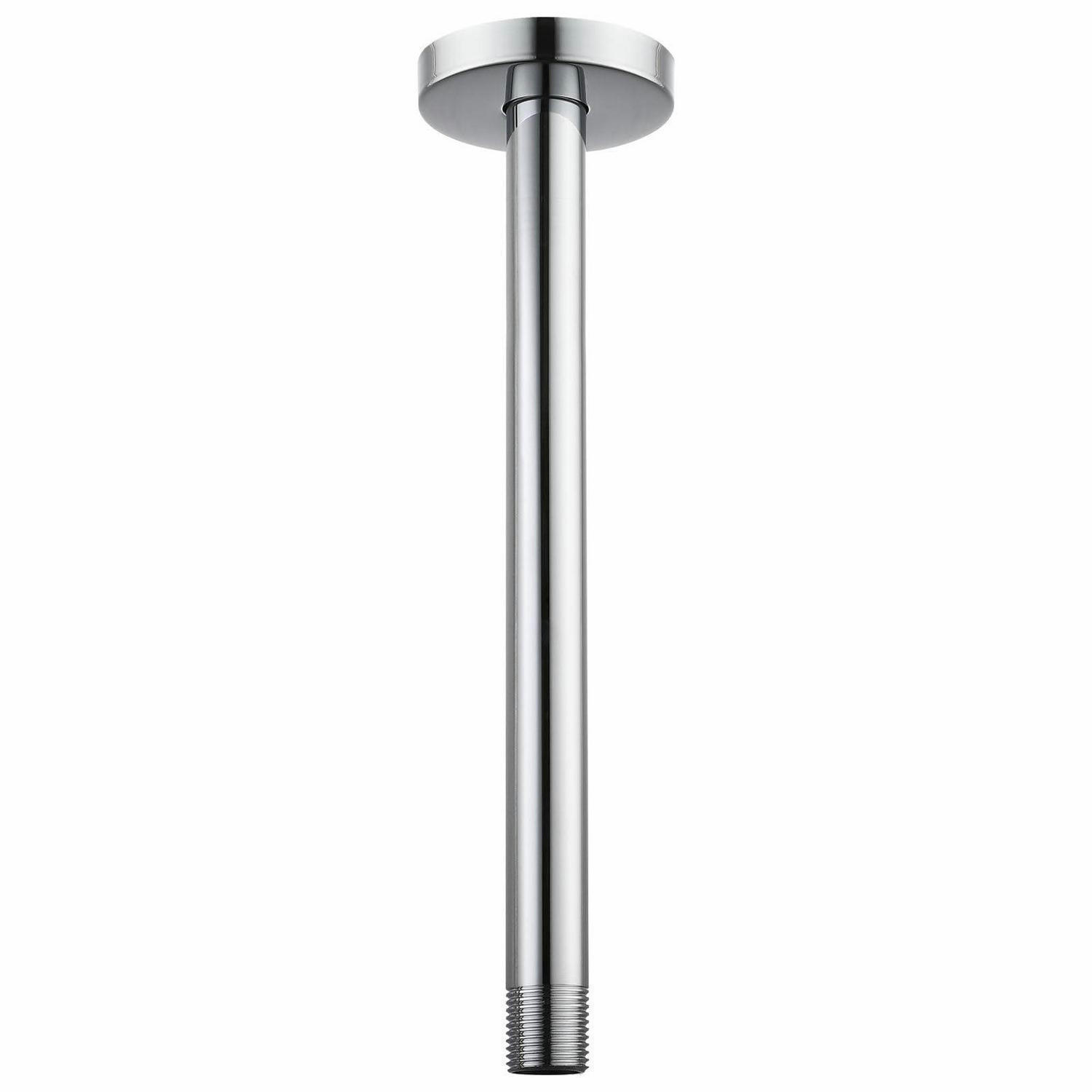 DUSCHARM Deckenmontage 30 cm Rund - Silberfarben, Metall (5/12.7/30cm)