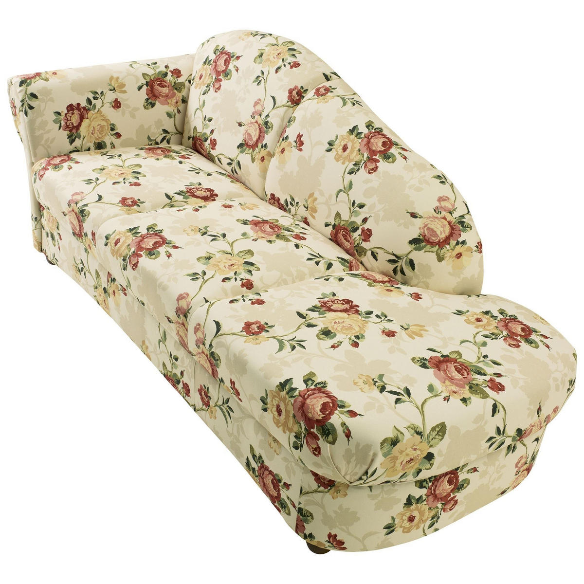 RECAMIERE Armlehne links Kama Bezug Flachgewebe Buche nussbaum dunkel / multi - Blaugrau, Kunststoff (191/83/81cm) - 58aufmkessel