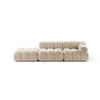 SOFA modular rechts Bellis aus Boucle leichtes beige 4 Sitzplätze - Creme, Textil (282/70/94cm) - Micadoni