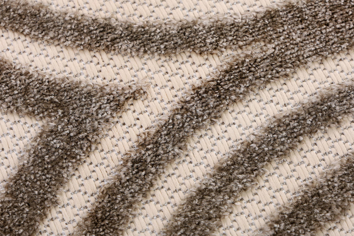 TEPPICH PATIO CREME 90/150 cm - Creme, Textil (90/150cm) - Tapiso