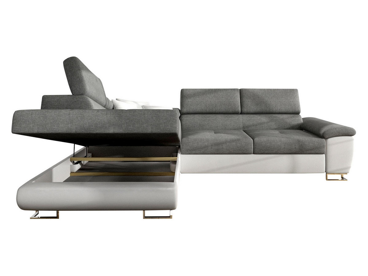 ECKSOFA Cotere, Seite: Links - Hellgrau, Holz/Textil (270/202cm) - MIRJAN24