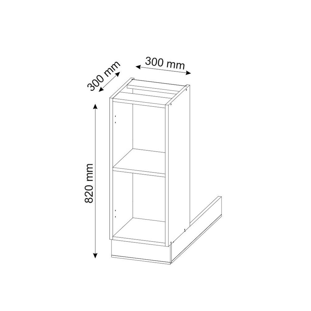 Thumbnail - Vicco Kücheninsel, Weiß, Weiß, Holzwerkstoff, Quadratisch, 30x82x70 cm, Küchen, Küchenmöbel, Kücheninseln