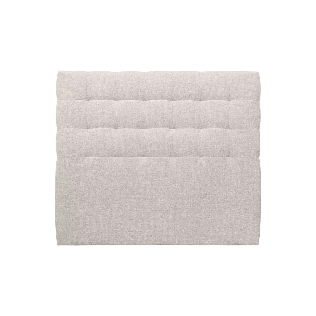 KOPFTEIL gepolstert - Gesteppt – hellbeiger Stoff - 200 cm - Beige, Karton/Holz (200/120/10cm) - Sommeil de Plomb