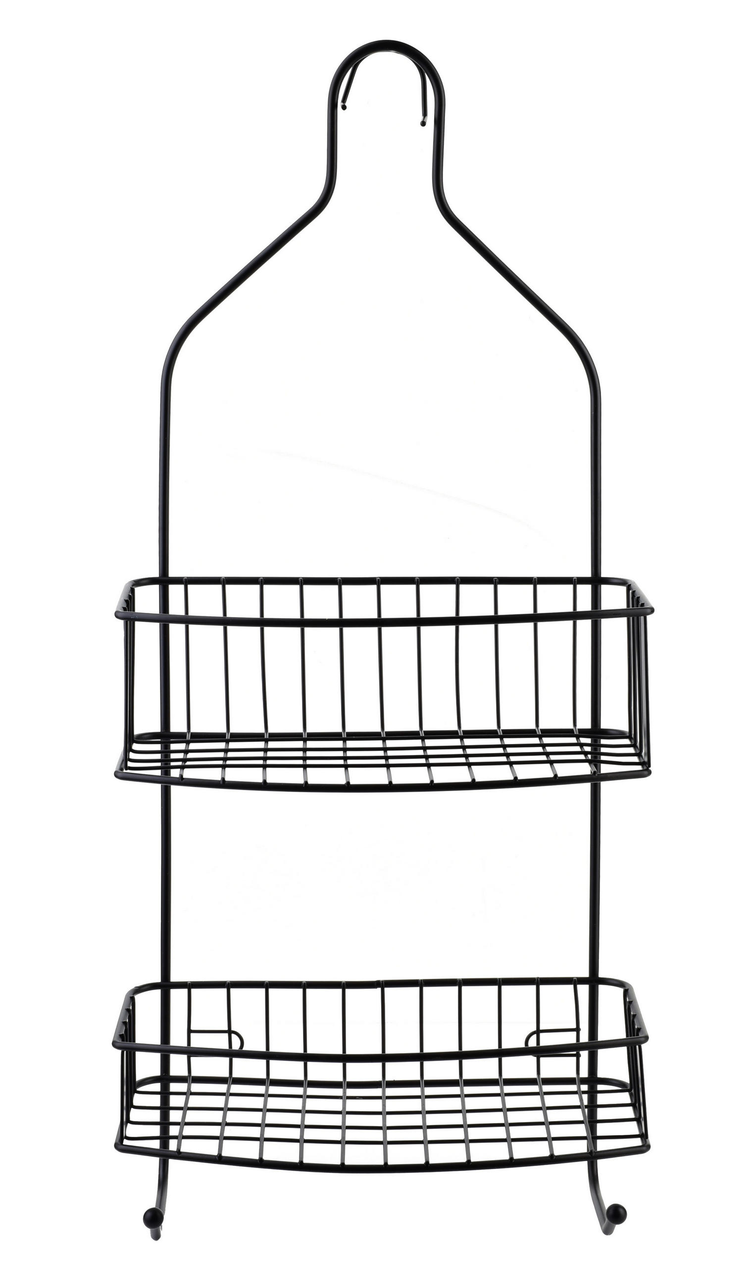 BADEZIMMERREGAL Carl 15/11.5/56cm Schwarz - Schwarz, Metall (15/56/11.5cm) - Mondex