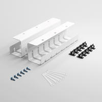 KABELKANAL Set C, Weiss - Weiß, Metall (43/10/12cm) - Albatros