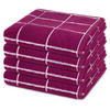 HANDTUCH Sensual Skin Karo 4er-Set - Dunkelgrau, Textil (50/100cm) - Ross