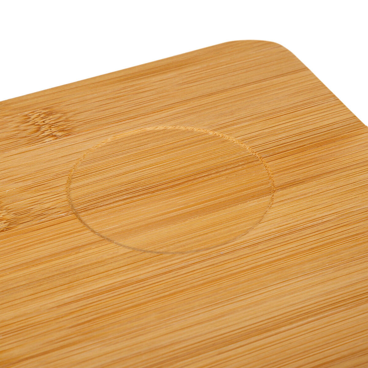 SERVIERTABLETT mit ausklappbaren Beinen, Bambus, 54 x 34 cm - Beige, Holz (5.5/35/55cm) - 5five Simply Smart
