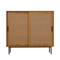 SIDEBOARD Walnuss 100/37/90 cm - Walnussfarben, Holzwerkstoff (100/90/37cm) - PANGIVO