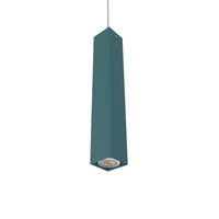 HÄNGELEUCHTE Cube H40 - Blau, Metall (6/6/40cm) - Lumicom