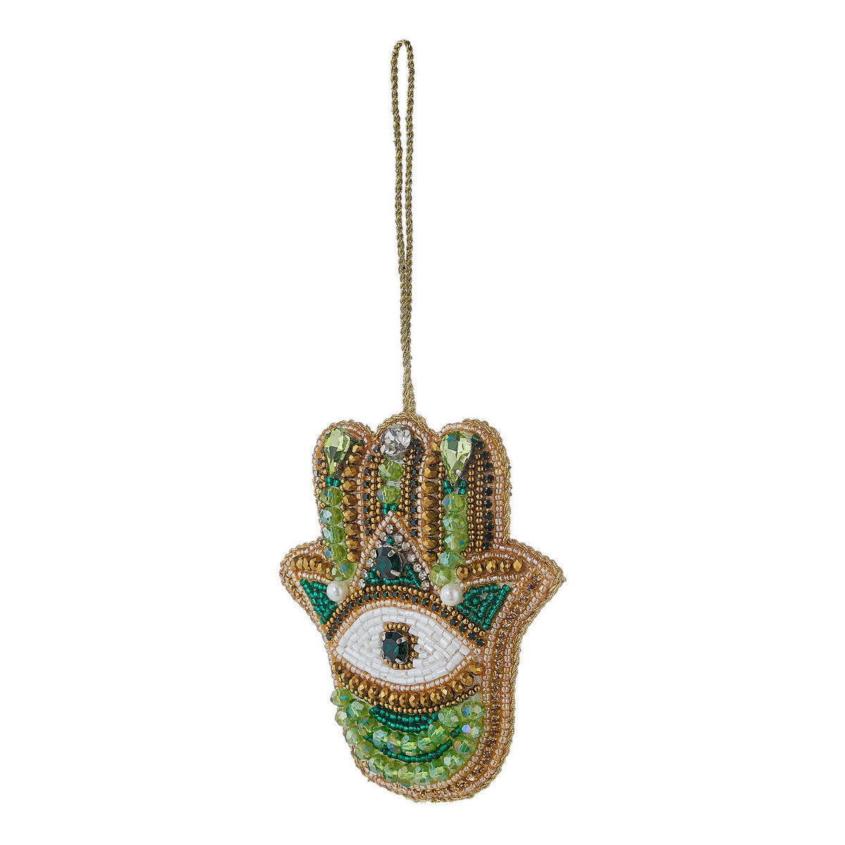 BAUMANHÄNGER Hang On Ornamanet Fatima - Grün, Glas/Kunststoff (8/9/1cm) - Butlers