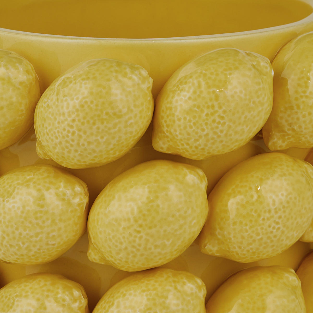 BLUMENTOPF Lemon Ø 20 cm - Gelb, Stein (13cm) - Butlers