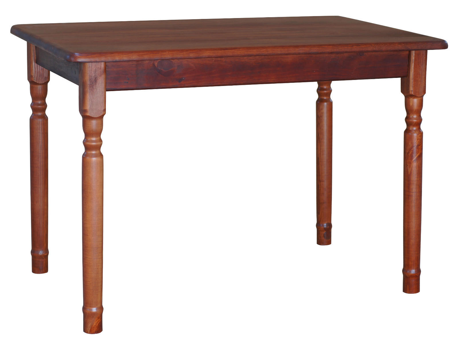 KOMA Esstisch KM869599 aus massivem Kiefernholz, 120 × 70 cm, Calvados gebeizt - Braun, Holz (70/75/120cm) - Koma
