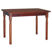 KOMA Esstisch KM869599 aus massivem Kiefernholz, 90 × 60 cm, Calvados gebeizt - Kirschbaumfarben/Braun, Holz (60/75/90cm) - Koma