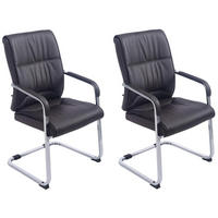 SCHWINGSTUHL 2er Set Lederlook braun - Braun, Textil/Metall (58/102/65cm) - CLP