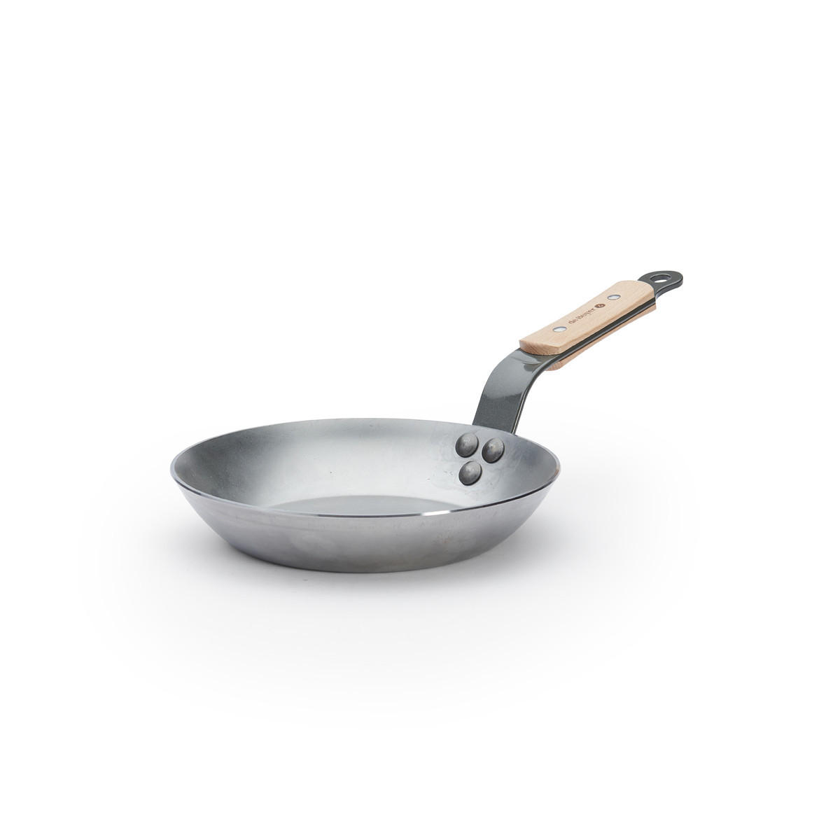 BRATPFANNE Mineral Pfanne B Bois - Silberfarben, Metall (20cm) - De Buyer