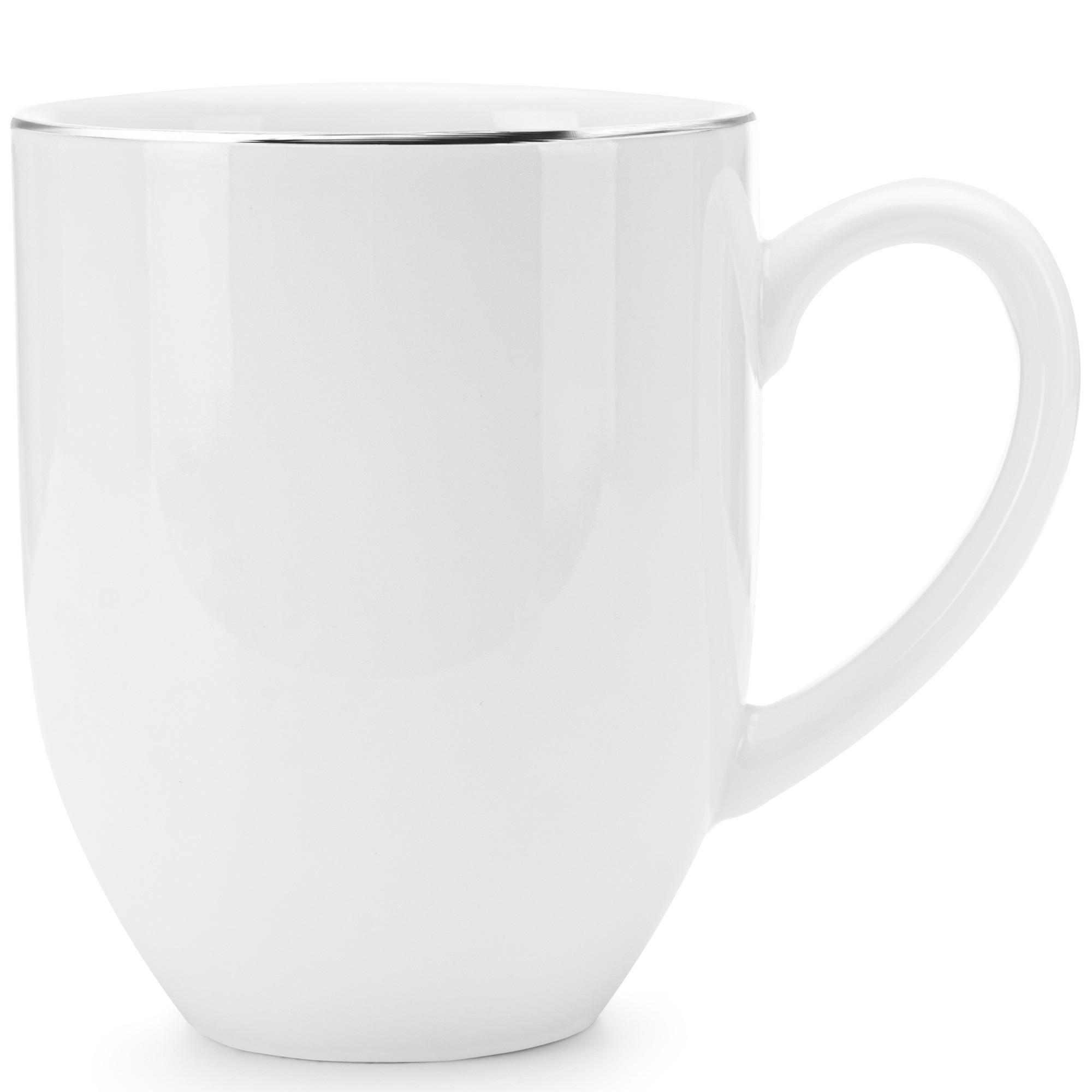 BECHER-SET MUSCARI 6-tlg - Platinfarben, Keramik (0.3L) - KONSIMO®