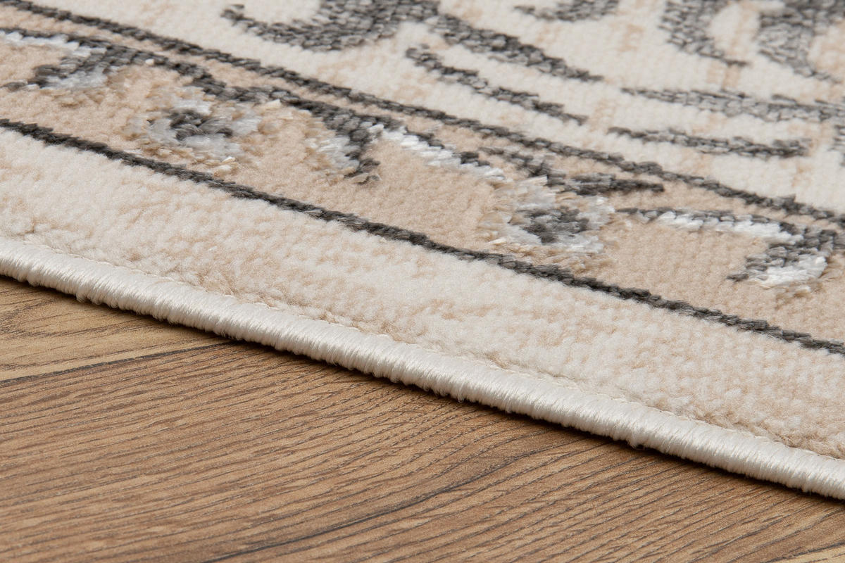 TEPPICH ARES Grau Beige 300/400 cm - Beige/Grau, Kunststoff (300/400cm) - Tapiso