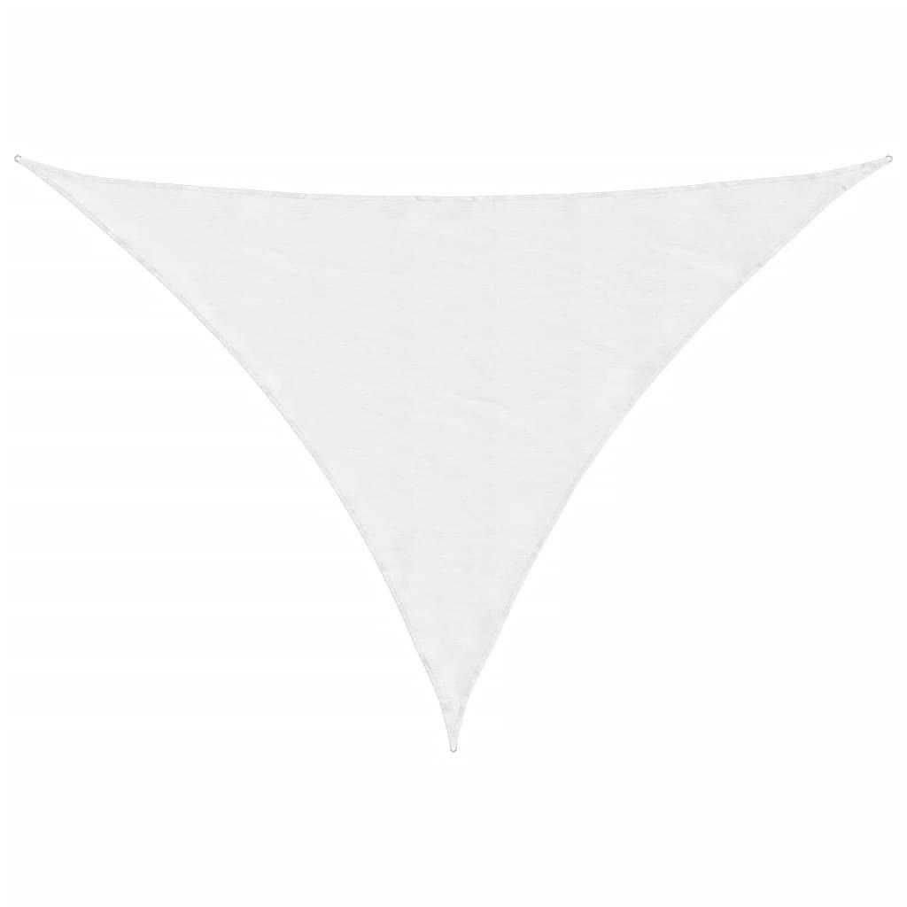 SONNENSEGEL Oxford-Gewebe Dreieckig 3x4x5 m Weiß - Weiß, Textil (400/300cm) - furnicato