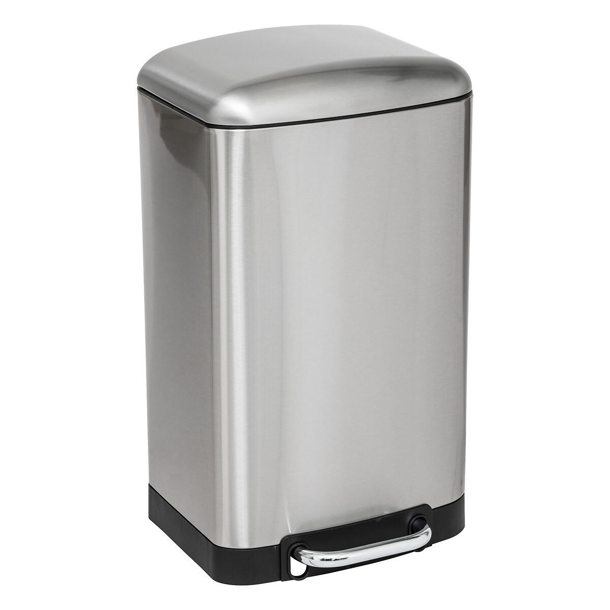 MÜLLEIMER mit Pedal Ariane 20 l 30/29,5/53,3 cm - Silberfarben, Metall (29.5/53.3/30cm) - 5five Simply Smart