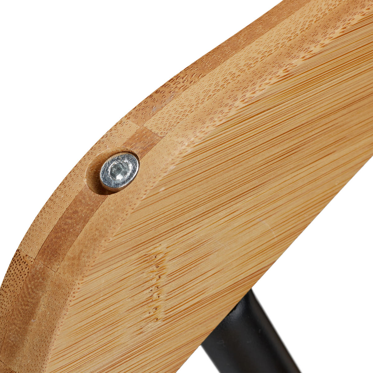 HERRENDIENER - Hellbraun, Holz/Metall (48/109/30cm) - Relaxdays