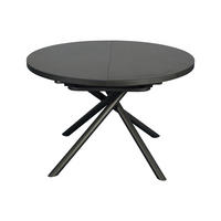 ESSTISCH - 4 Personen, 6 Personen - Holz, Platte, Keramik - Grau, Braun - FEROLA - Grau, Keramik/Holz (120/160/76cm) - Vente-Unique