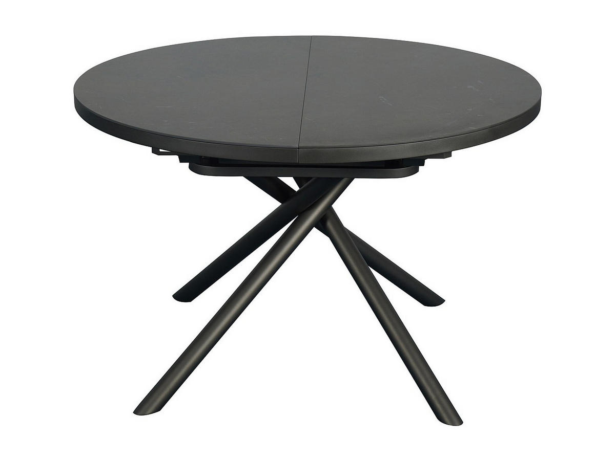 AUSZIEHBARER Tisch - 4 , 6 -Sitzer - MDF - grau, braun - FEROLA - Grau, Holz (120/160/76cm) - Vente-Unique