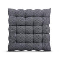 SITZKISSEN Lissabon 40x40cm Grau 1er Pack - Grau, Textil (40/40/6cm)