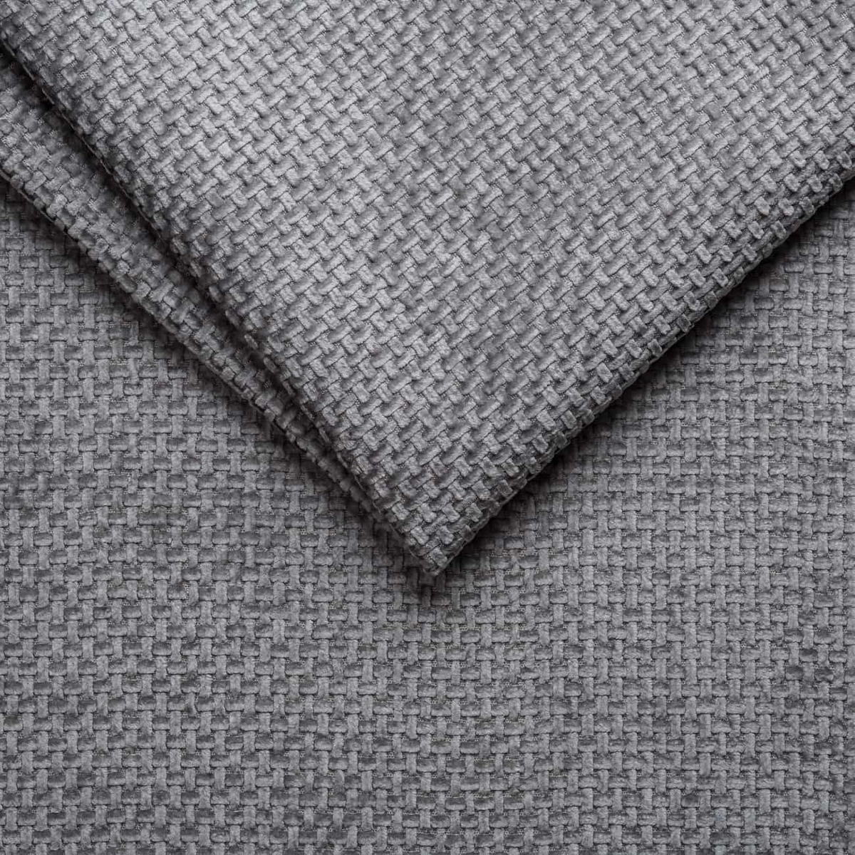 ECKSOFA mit verstellbaren Kopflehnen und Nosagfederung - Hellgrau, Textil (285/339cm) - ed exciting design