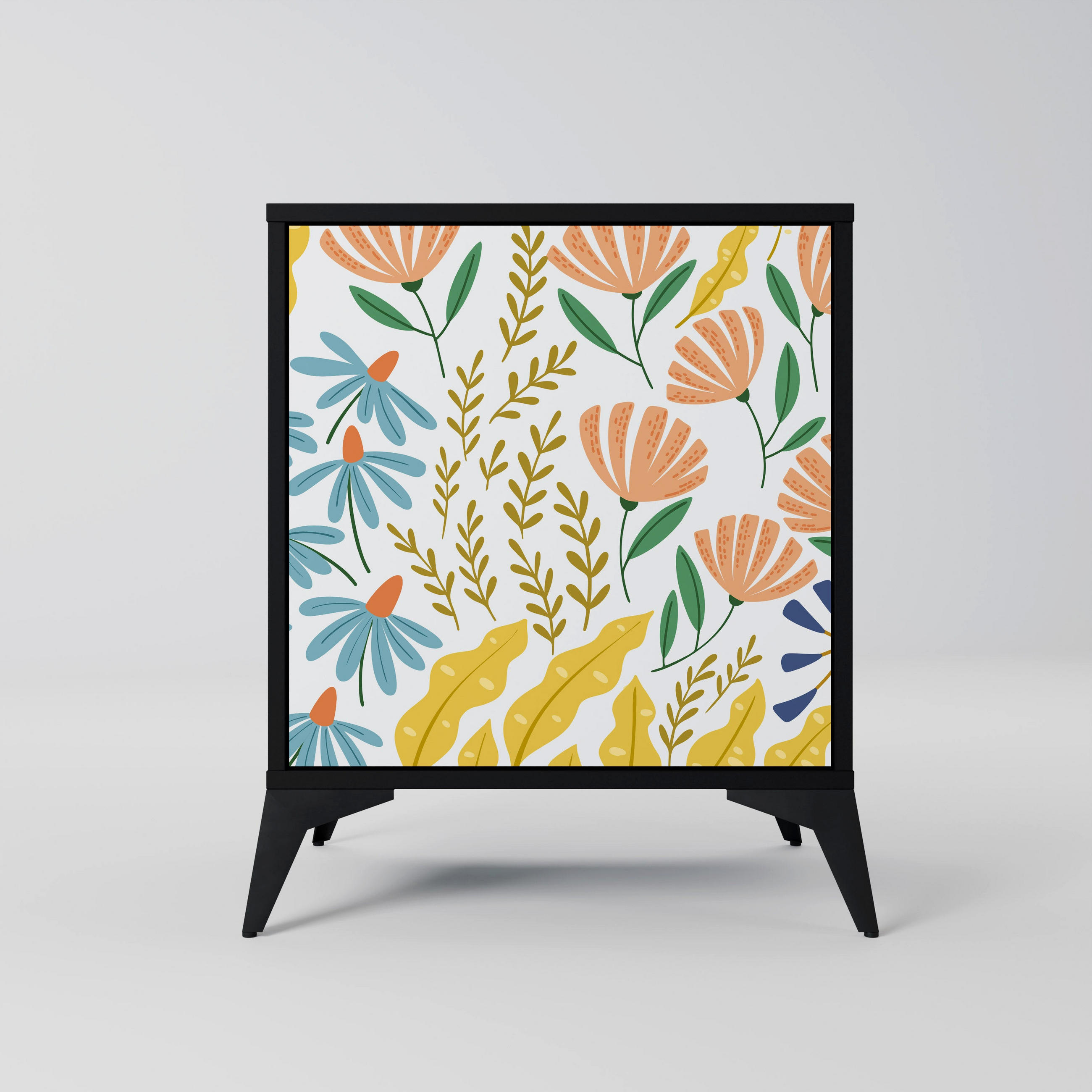 SpaceRebels Sideboard Schwarz 57.5x70.5x42 cm