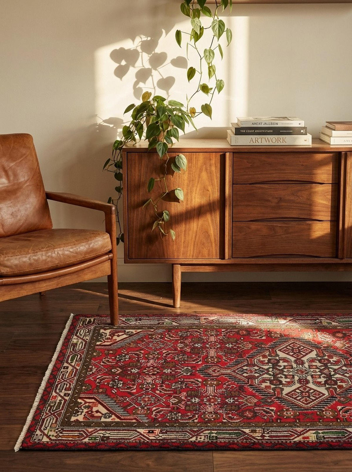 ORIENTTEPPICH handgeknüpft Assadabad Rot 137/82 cm Schurwolle - Rot, Textil (82/137cm) - Looma