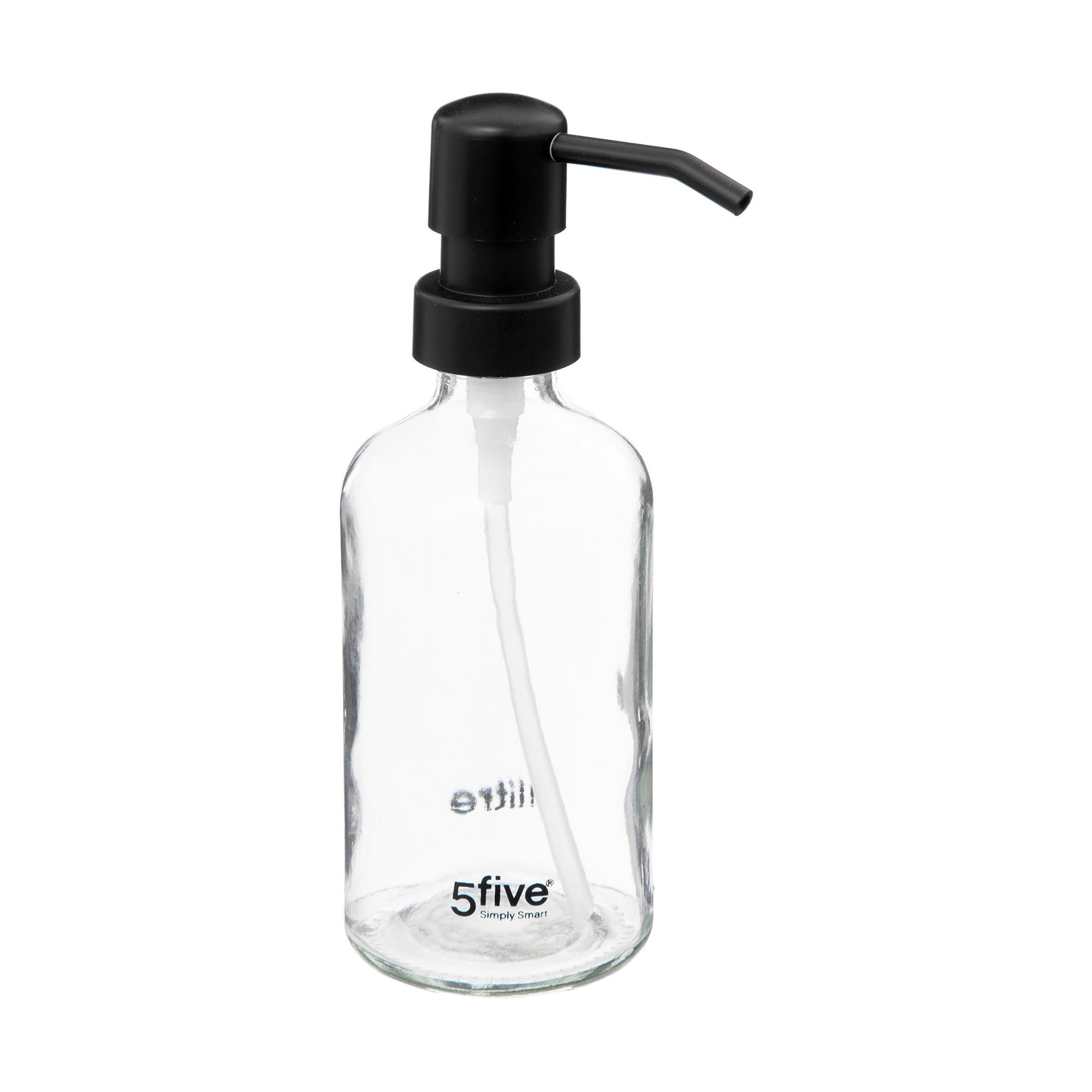 SEIFENSPENDER Glas 250 ml 8/0,2/18,2 cm - Transparent, Glas (0.2/18.2/8cm) - 5five Simply Smart