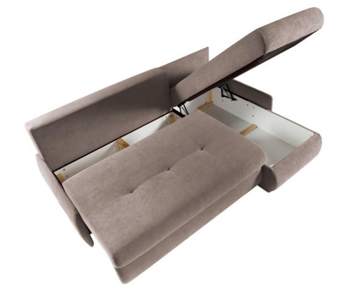 ECKSOFA Mehrfarbig Hint - Multicolor, Holzwerkstoff (216/155cm) - Sepro Meble