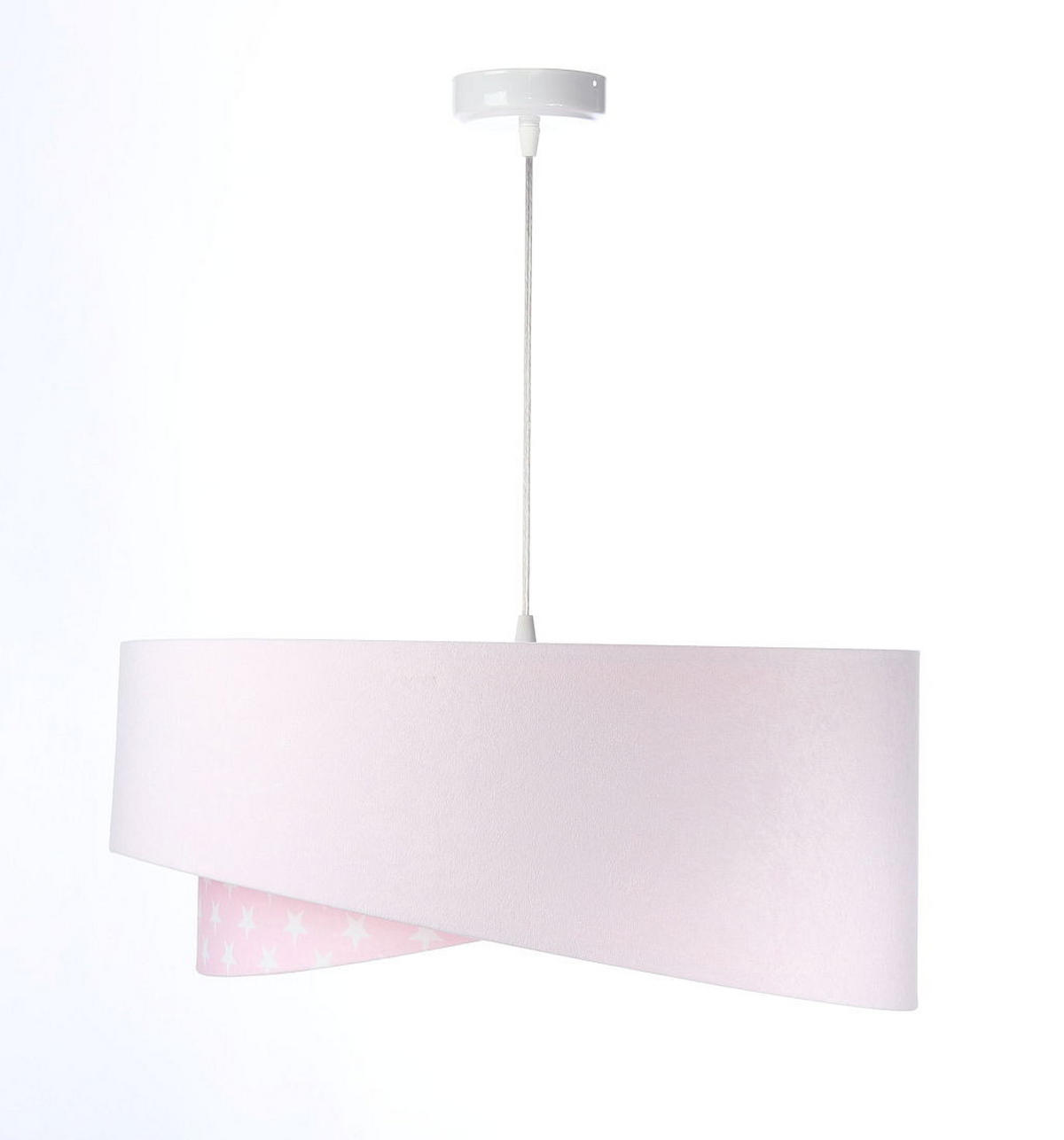 HÄNGELEUCHTE Rosa 50/23 cm - Pink, Kunststoff (50/1/23cm) - ONZENO