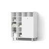 BADSCHRANK Fucino Weiß 78.4 x 91.6 cm - Weiß, Holzwerkstoff (78.4/91.6/34cm) - Livinity®
