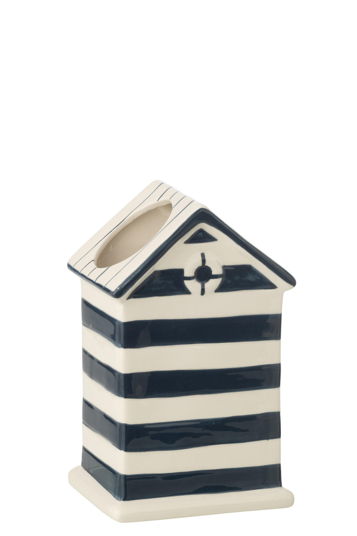 BLUMENTOPF BEACH HOUSE Blau - Blau, Keramik (10/20.5cm) - J-Line