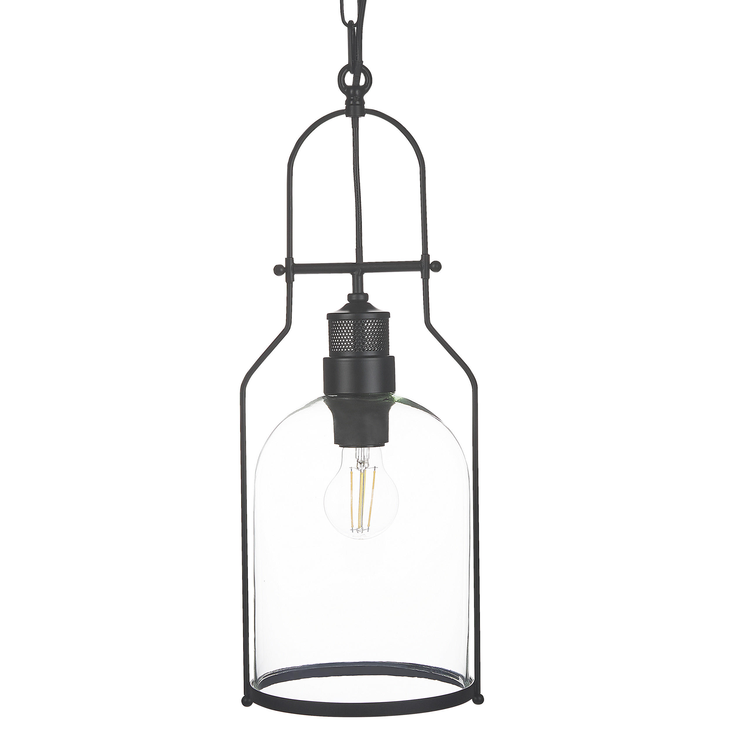 Beliani ZÁVĚSNÁ LAMPA Bashilo 18x18x166 cm