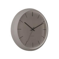 WANDUHR Nirvana Globe Donker Ø40 cm - Dunkelgrau, Metall (40/40/12cm) - Karlsson