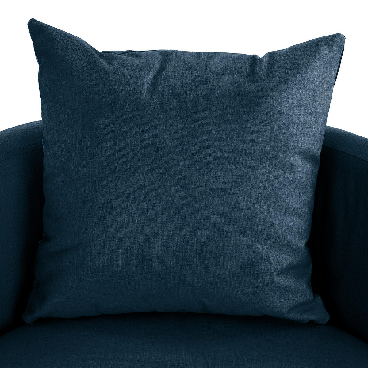 SESSEL - Schwarz/Dunkelblau, Textil/Metall (73/67/75cm) - home24