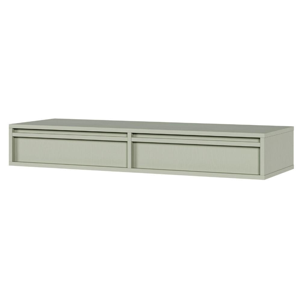 SCHMINKTISCH Evo Salbeigrün 110 cm - Salbeigrün, Holzwerkstoff (110/17/38.5cm) - Selsey
