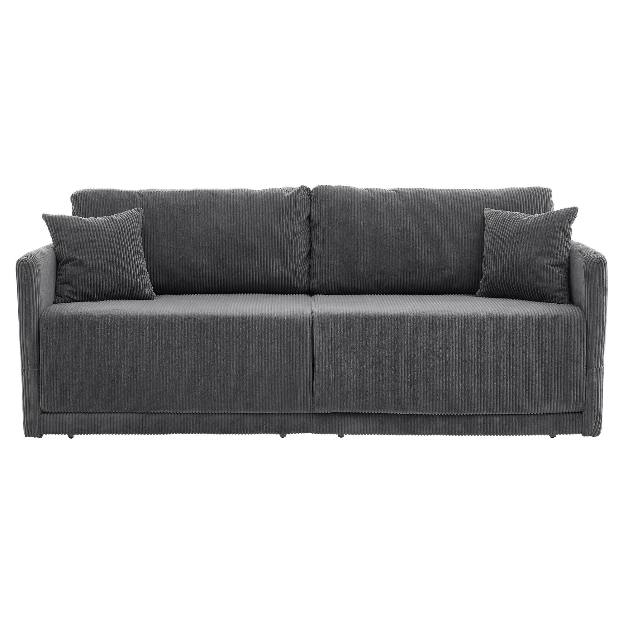 ComfortXL Schlafsofa Grau 88x84x182 cm
