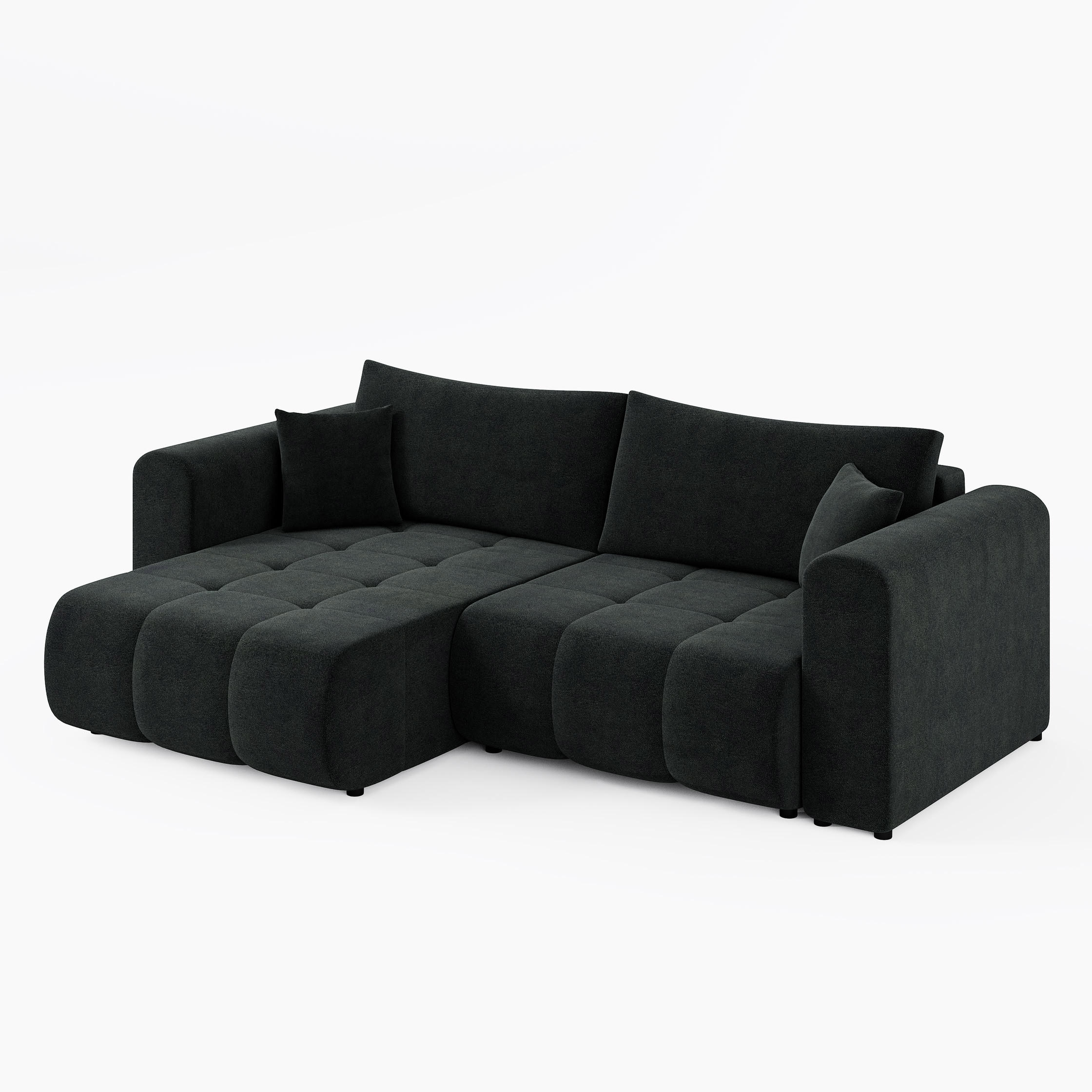 Barchello Ecksofa Dunkelgrün 255x160 cm
