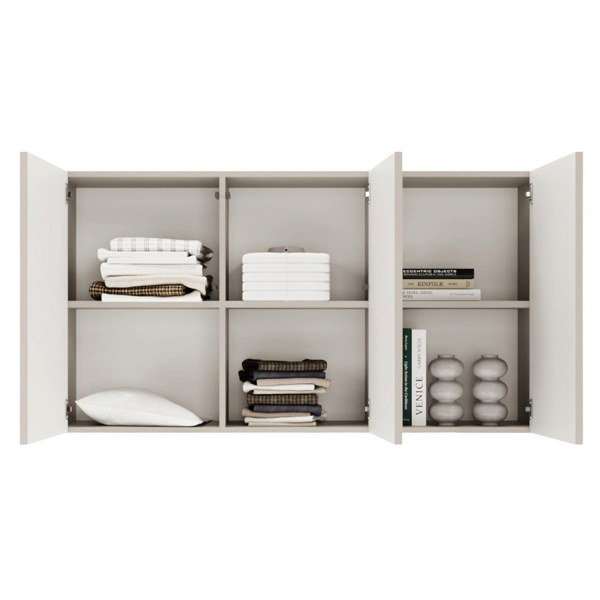 SIDEBOARD Arkadia Kaschmirgrau 150 cm - Taupe, Holzwerkstoff (150/81/35cm) - Selsey