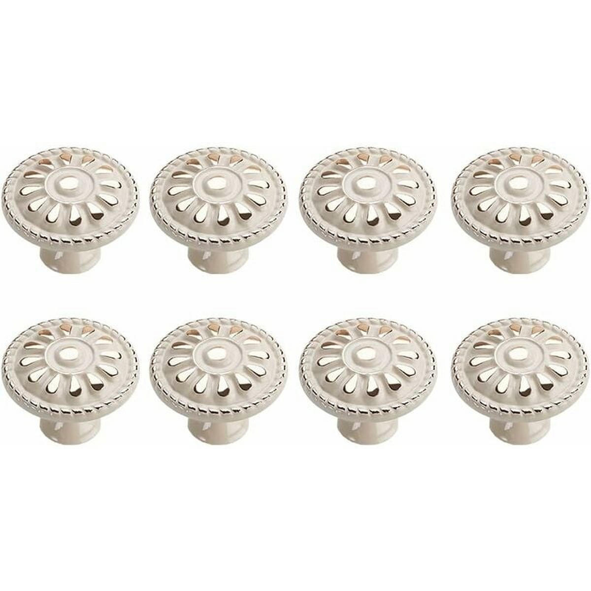 SCHRANKKNOPF 8er-Set - Multicolor, Metall (3/2/2cm)