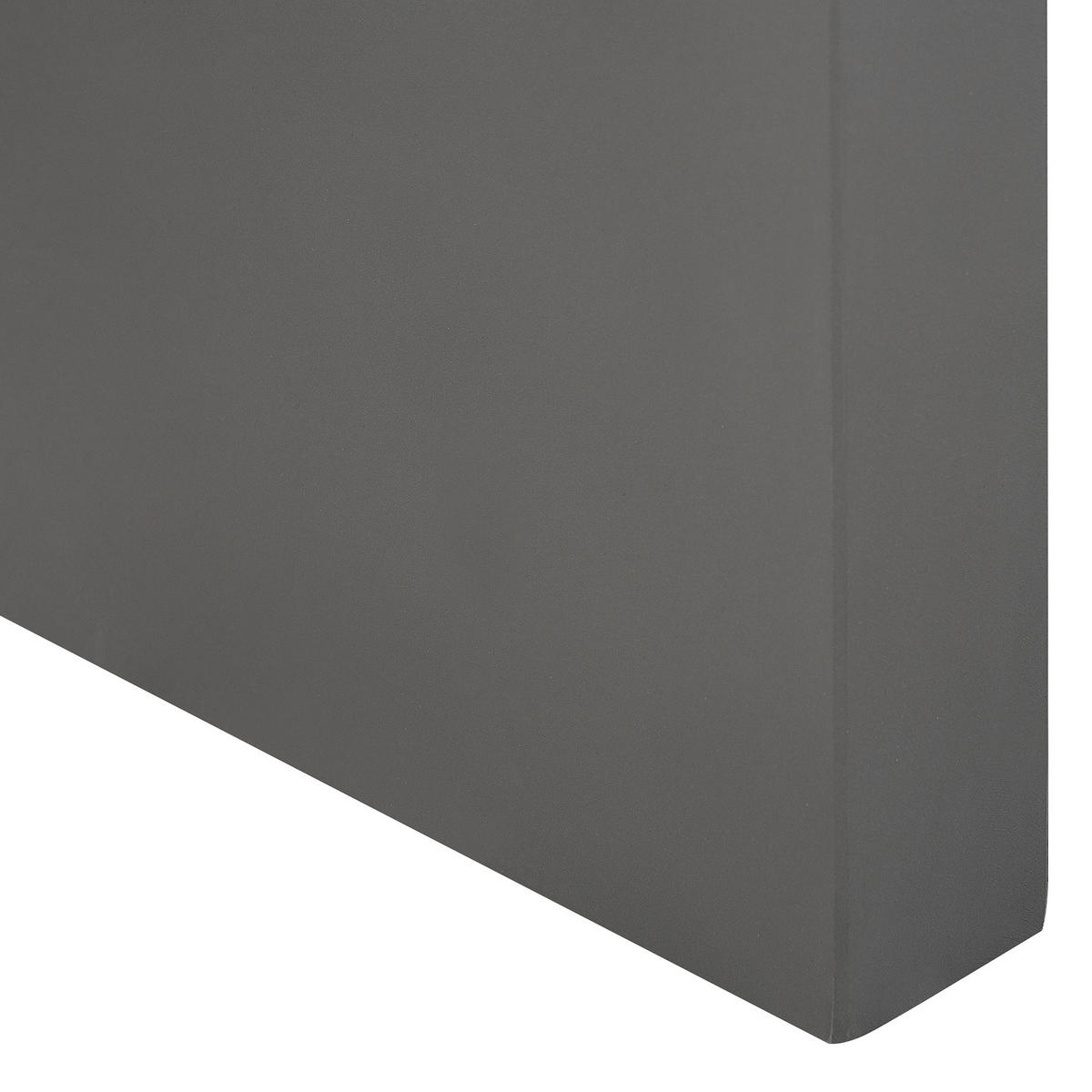 GARTENBANK Beton grau 150 cm U-Form Taranto - Grau, Stein (150/40/40cm) - Beliani